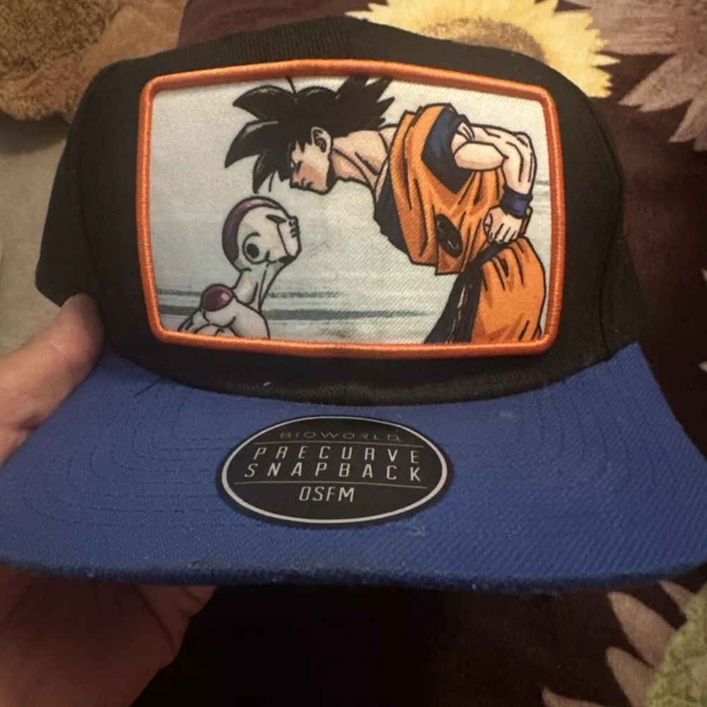 Bioworld Dragon Ball Z Goku Frieza SnapBack Used Great Condition One Size